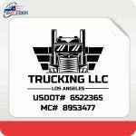 USDOT stickers, custom USDOT stickers, USDOT decals, custom USDOT decals, DOT compliance decals, USDOT vinyl sticker, custom USDOT vinyl sticker, USDOT letters stickers, custom USDOT letters sticker, plain USDOT sticker, custom plain USDOT stickers, truck decals, decal for truck, truck dot decal, truck decal for truck, truck door decals, truck logo decals, truck lettering, USDOT number labels