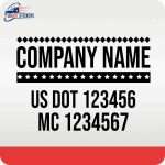 USDOT stickers, custom USDOT stickers, USDOT decals, custom USDOT decals, DOT compliance decals, USDOT vinyl sticker, custom USDOT vinyl sticker, USDOT letters stickers, custom USDOT letters sticker, plain USDOT sticker, custom plain USDOT stickers, truck decals, decal for truck, truck dot decal, truck decal for truck, truck door decals, truck logo decals, truck lettering, USDOT number labels