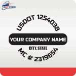 USDOT stickers, custom USDOT stickers, USDOT decals, custom USDOT decals, DOT compliance decals, USDOT vinyl sticker, custom USDOT vinyl sticker, USDOT letters stickers, custom USDOT letters sticker, plain USDOT sticker, custom plain USDOT stickers, truck decals, decal for truck, truck dot decal, truck decal for truck, truck door decals, truck logo decals, truck lettering, USDOT number labels