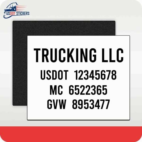 USDOT stickers, custom USDOT stickers, USDOT decals, custom USDOT decals, DOT compliance decals, USDOT vinyl sticker, custom USDOT vinyl sticker, USDOT letters stickers, custom USDOT letters sticker, plain USDOT sticker, custom plain USDOT stickers, truck decals, decal for truck, truck dot decal, truck decal for truck, truck door decals, truck logo decals, truck lettering, USDOT number labels