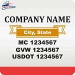 USDOT stickers, custom USDOT stickers, USDOT decals, custom USDOT decals, DOT compliance decals, USDOT vinyl sticker, custom USDOT vinyl sticker, USDOT letters stickers, custom USDOT letters sticker, plain USDOT sticker, custom plain USDOT stickers, truck decals, decal for truck, truck dot decal, truck decal for truck, truck door decals, truck logo decals, truck lettering, USDOT number labels