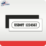 USDOT stickers, custom USDOT stickers, USDOT decals, custom USDOT decals, DOT compliance decals, USDOT vinyl sticker, custom USDOT vinyl sticker, USDOT letters stickers, custom USDOT letters sticker, plain USDOT sticker, custom plain USDOT stickers, truck decals, decal for truck, truck dot decal, truck decal for truck, truck door decals, truck logo decals, truck lettering, USDOT number labels