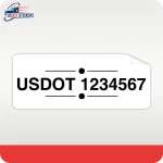 USDOT stickers, custom USDOT stickers, USDOT decals, custom USDOT decals, DOT compliance decals, USDOT vinyl sticker, custom USDOT vinyl sticker, USDOT letters stickers, custom USDOT letters sticker, plain USDOT sticker, custom plain USDOT stickers, truck decals, decal for truck, truck dot decal, truck decal for truck, truck door decals, truck logo decals, truck lettering, USDOT number labels