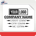USDOT stickers, custom USDOT stickers, USDOT decals, custom USDOT decals, DOT compliance decals, USDOT vinyl sticker, custom USDOT vinyl sticker, USDOT letters stickers, custom USDOT letters sticker, plain USDOT sticker, custom plain USDOT stickers, truck decals, decal for truck, truck dot decal, truck decal for truck, truck door decals, truck logo decals, truck lettering, USDOT number labels