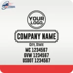 USDOT stickers, custom USDOT stickers, USDOT decals, custom USDOT decals, DOT compliance decals, USDOT vinyl sticker, custom USDOT vinyl sticker, USDOT letters stickers, custom USDOT letters sticker, plain USDOT sticker, custom plain USDOT stickers, truck decals, decal for truck, truck dot decal, truck decal for truck, truck door decals, truck logo decals, truck lettering, USDOT number labels