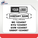 USDOT stickers, custom USDOT stickers, USDOT decals, custom USDOT decals, DOT compliance decals, USDOT vinyl sticker, custom USDOT vinyl sticker, USDOT letters stickers, custom USDOT letters sticker, plain USDOT sticker, custom plain USDOT stickers, truck decals, decal for truck, truck dot decal, truck decal for truck, truck door decals, truck logo decals, truck lettering, USDOT number labels