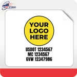USDOT stickers, custom USDOT stickers, USDOT decals, custom USDOT decals, DOT compliance decals, USDOT vinyl sticker, custom USDOT vinyl sticker, USDOT letters stickers, custom USDOT letters sticker, plain USDOT sticker, custom plain USDOT stickers, truck decals, decal for truck, truck dot decal, truck decal for truck, truck door decals, truck logo decals, truck lettering, USDOT number labels